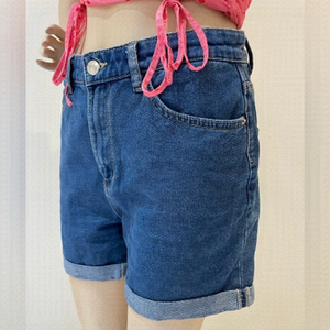 ONLY High-Waist Blue Denim Jean shorts Size Small